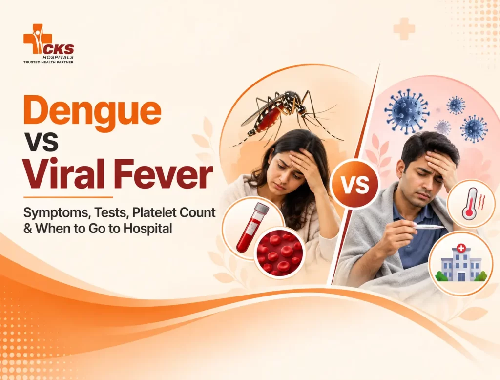 Dengue vs Viral Fever: Symptoms, Tests, Platelet Count & When to Go to Hospital